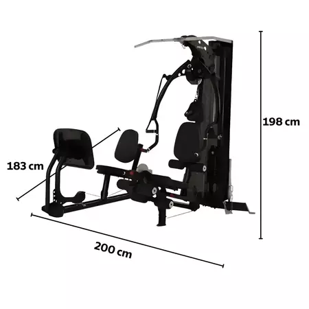 Inspire m2 multi gym package met leg press 491409275
